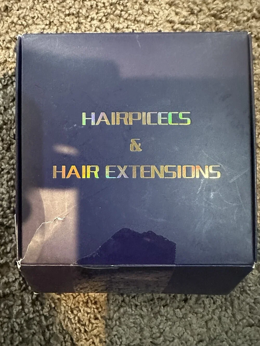 100% Human Hair Clip‑In Bangs Natural Black – New Open Box